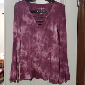 Long sleeve flowy top